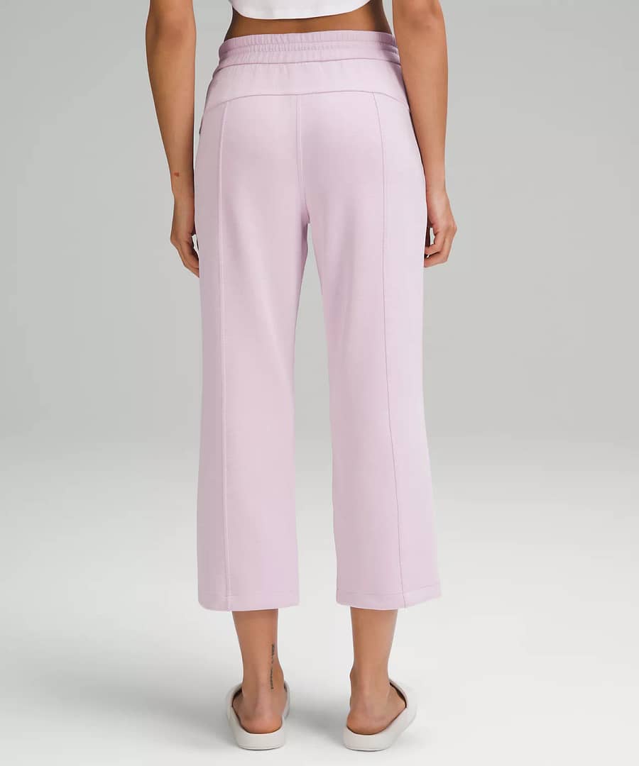 lululemon - Softstreme High-Rise Straight-Leg Cropped Pant - pink peony