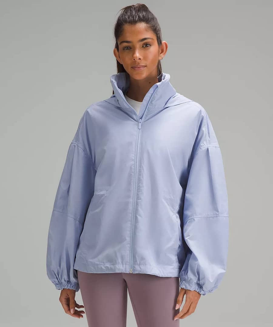 front details of the Lightweight Cinch-Waist Jacket for Athleisure Fix
