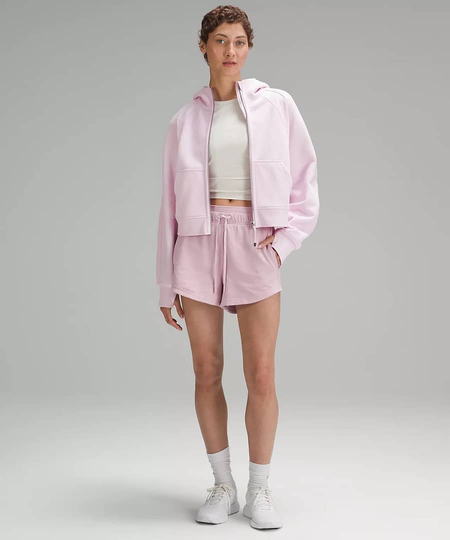 Scuba Oversized Full Zip meadowsweet pink