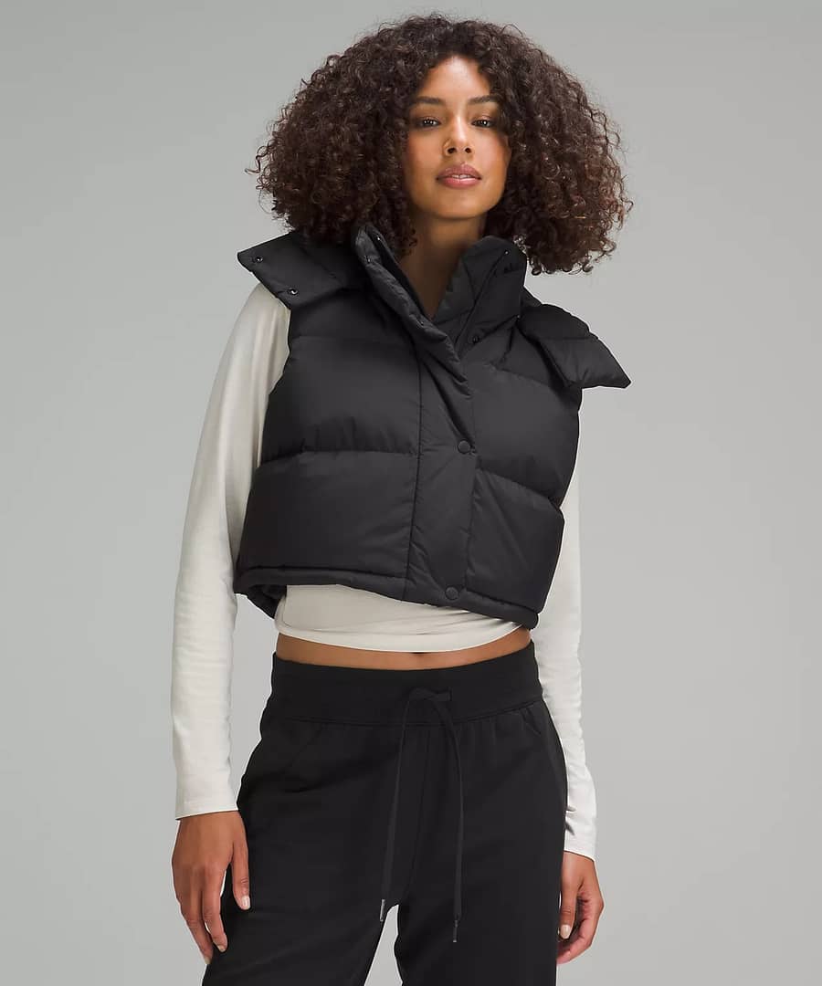Wunder Puff Super-Cropped Vest sonic pink 3