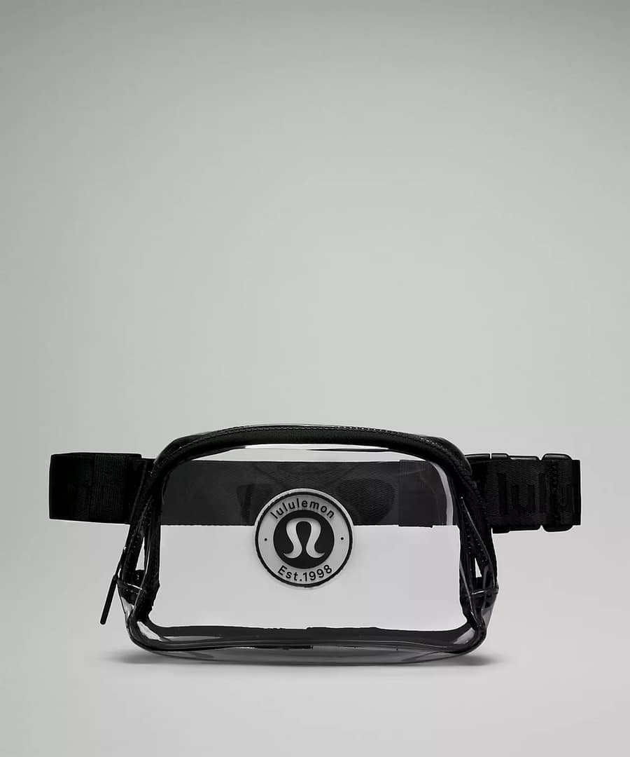 lululemon Clear Belt Bag 1L Logo