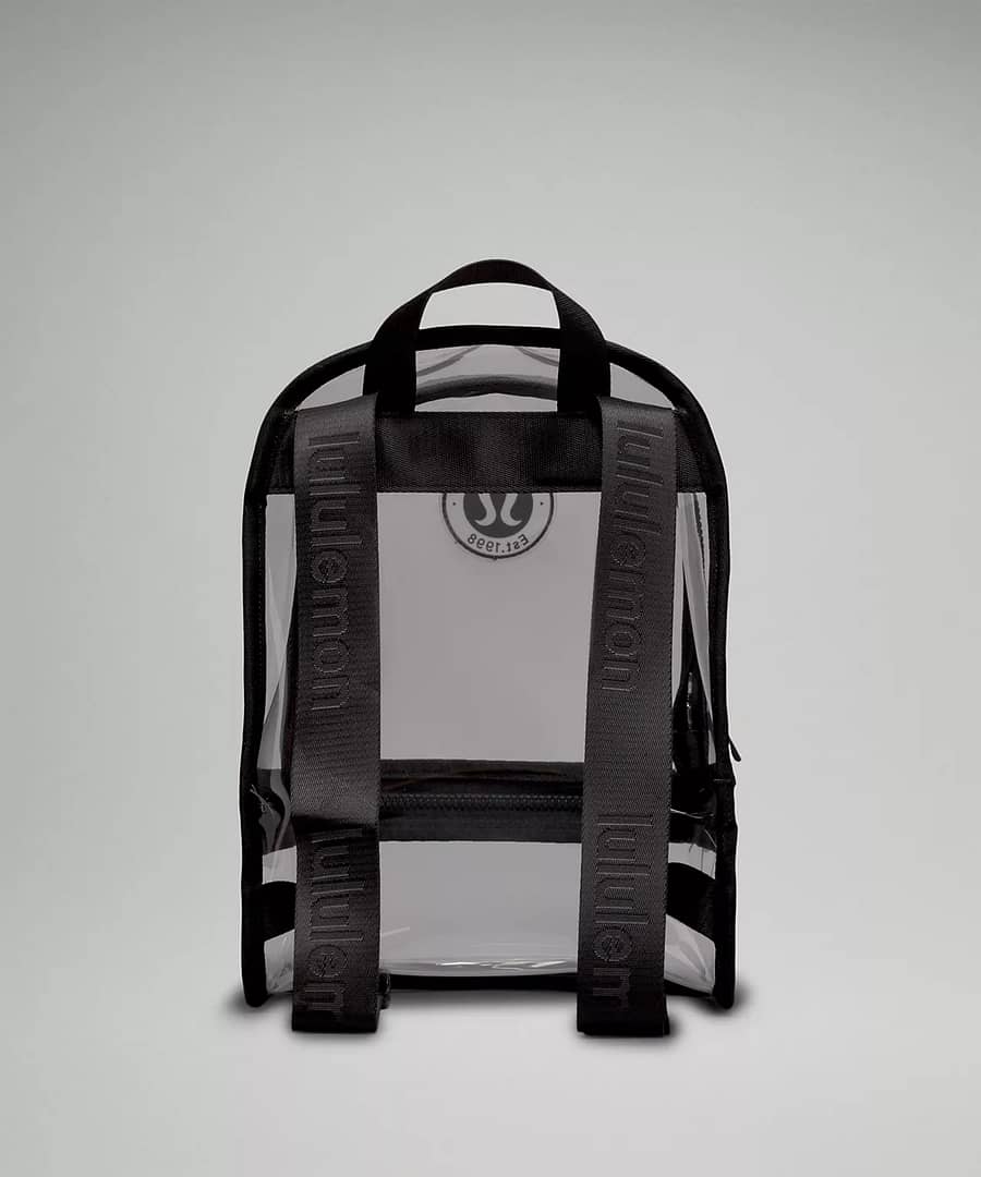 lululemon clear backpack - Clear Backpack Mini 10L Logo 3