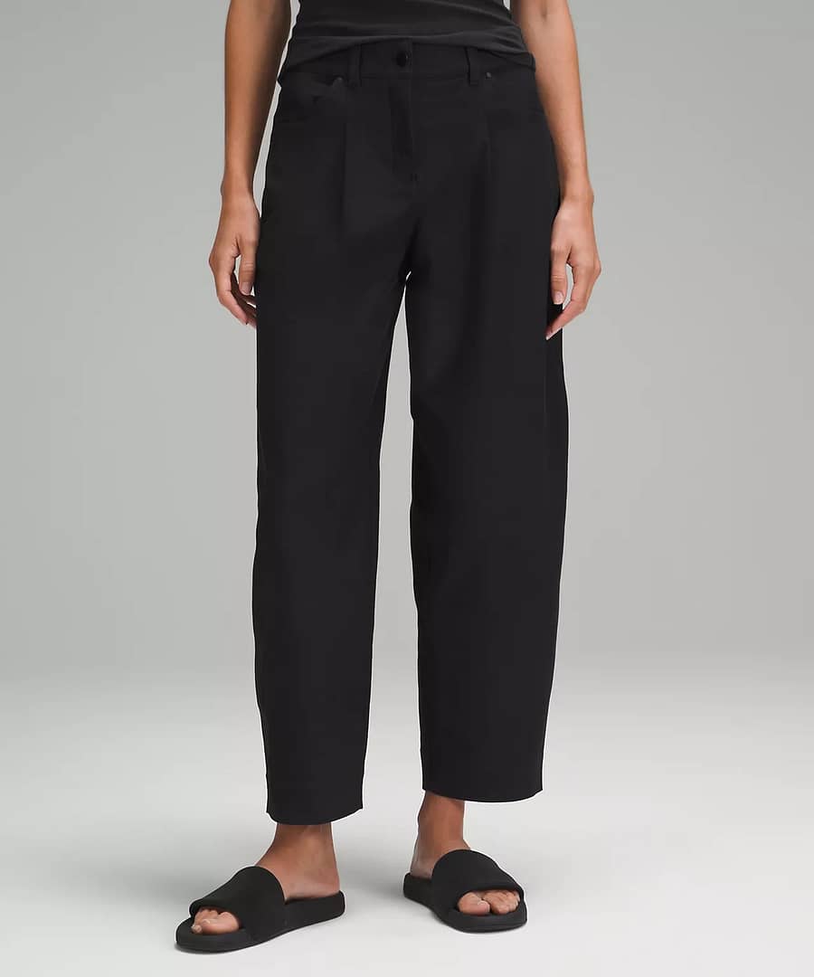 City Sleek Barrel-Leg Pant Full Length Light Utilitech