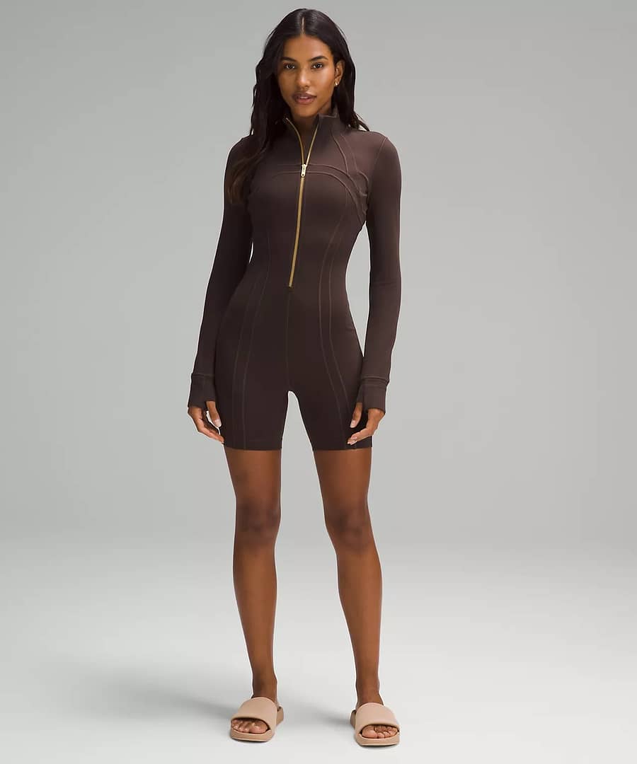 Define Long-Sleeve Bodysuit 6" Luon