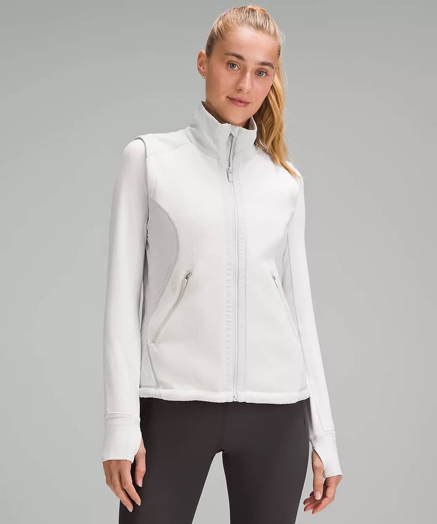 Fleece-Lined Running Vest