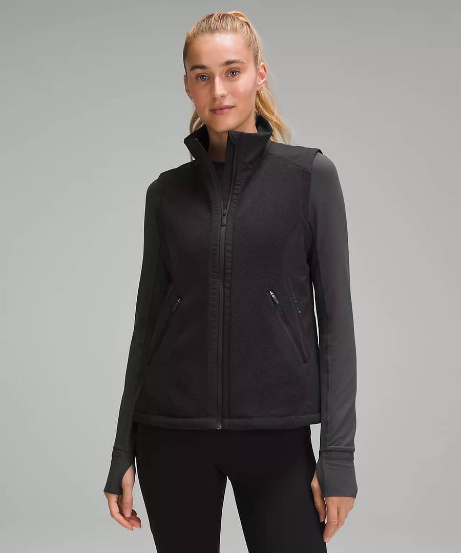 Fleece-Lined Running Vest