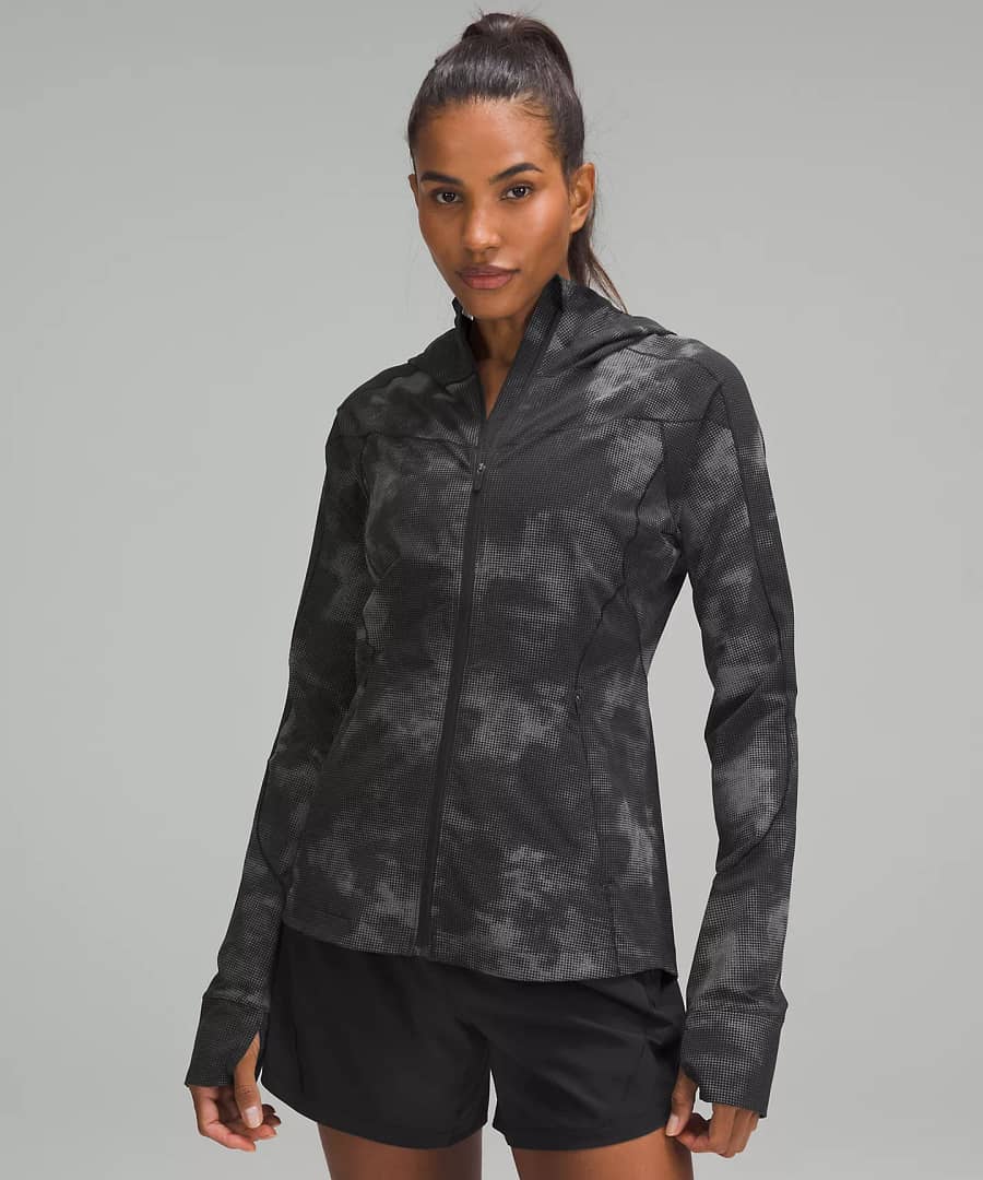 front details Mist Over Windbreaker Reflective for lululemon hooded define jacket