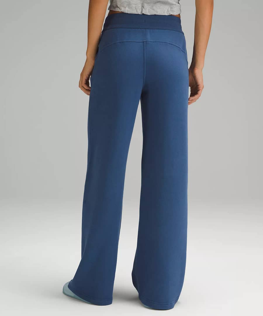 Scuba Mid-Rise Wide-Leg Pant Full Length