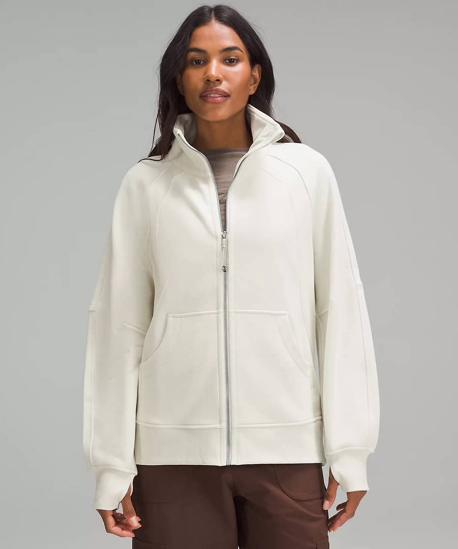 Scuba Oversized Funnel-Neck Full Zip