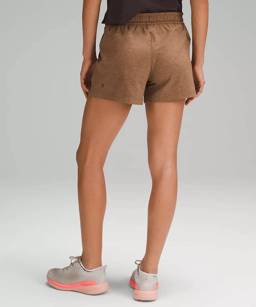 Soft Jersey Relaxed-Fit Mid-Rise Short 4"
