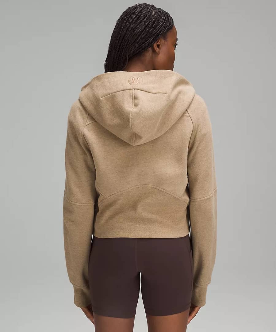 Scuba Oversized Half-Zip Hoodie heathered allspice