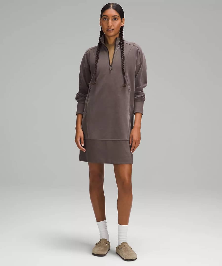 Softstreme Long-Sleeve Half-Zip Dress