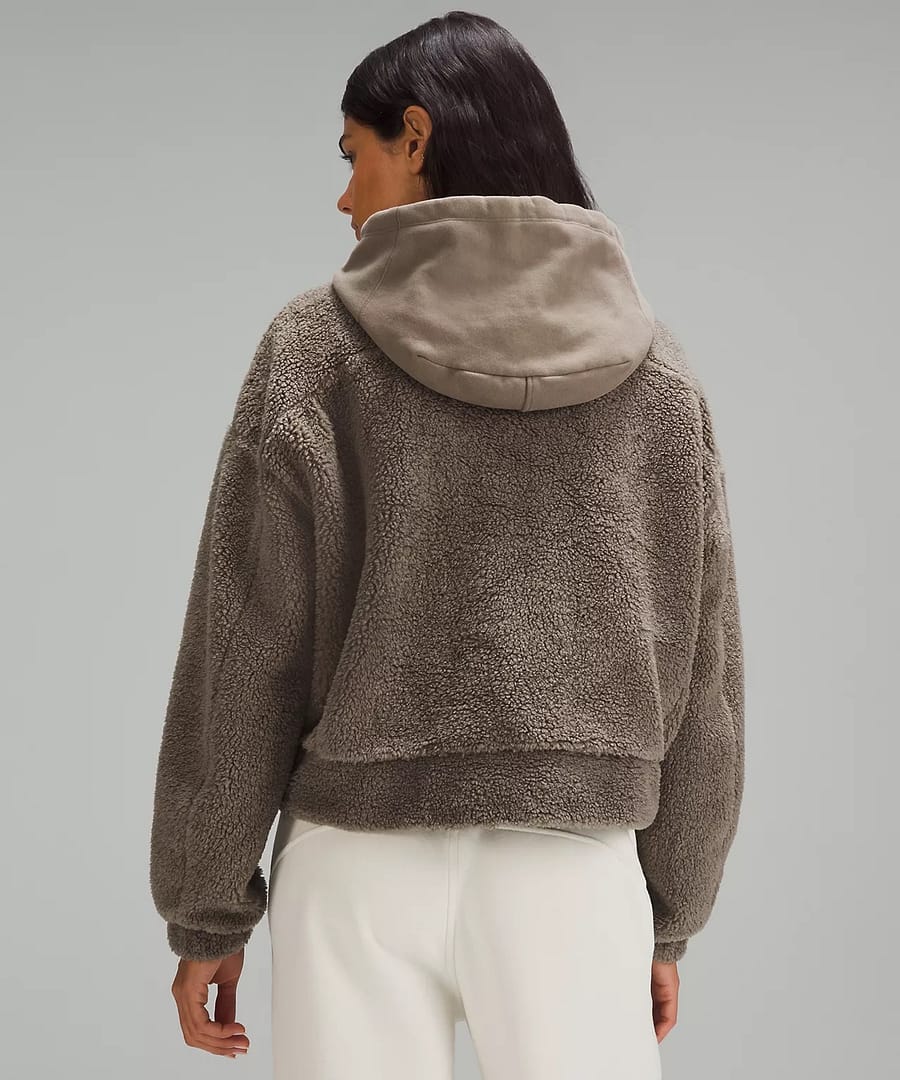 Textured Fleece Embroidered Logo Hoodie 3
