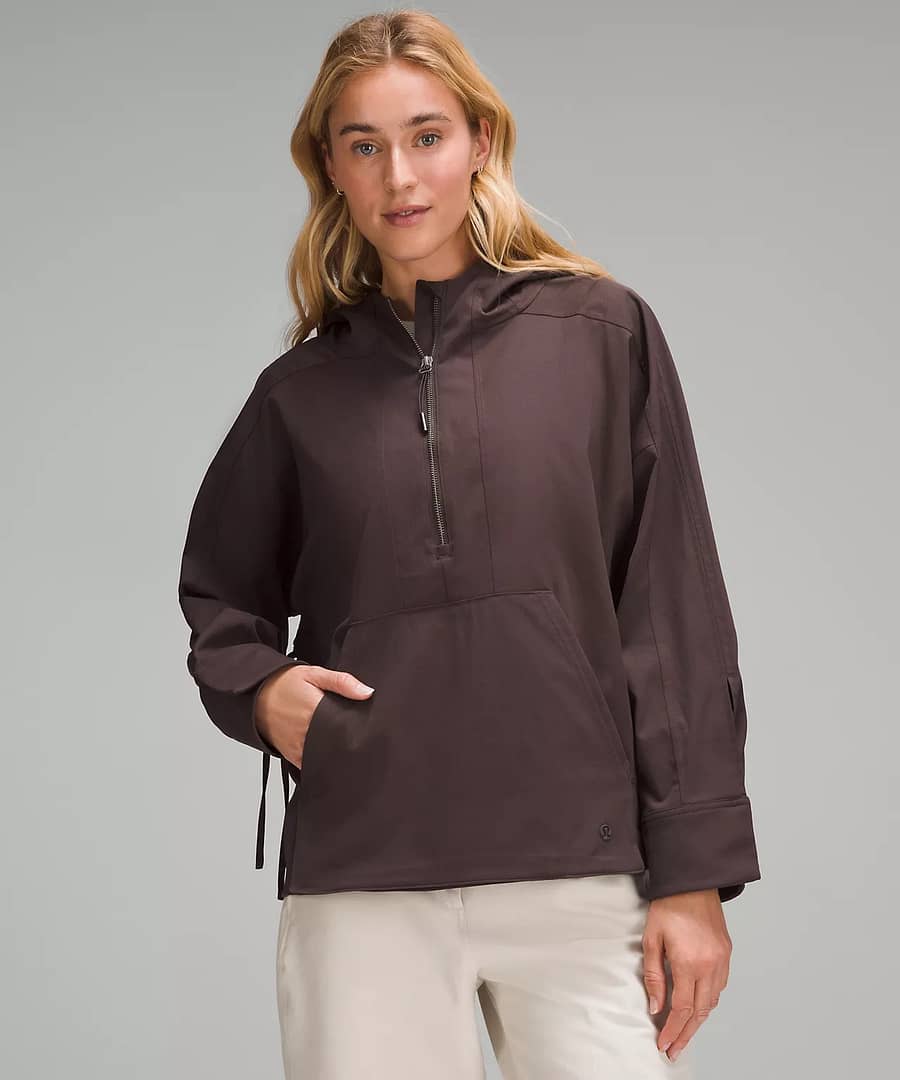 Water-Repellent Hooded Anorak