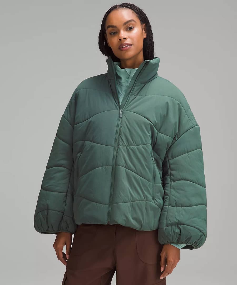 Wave-Quilt Insulated Jacket