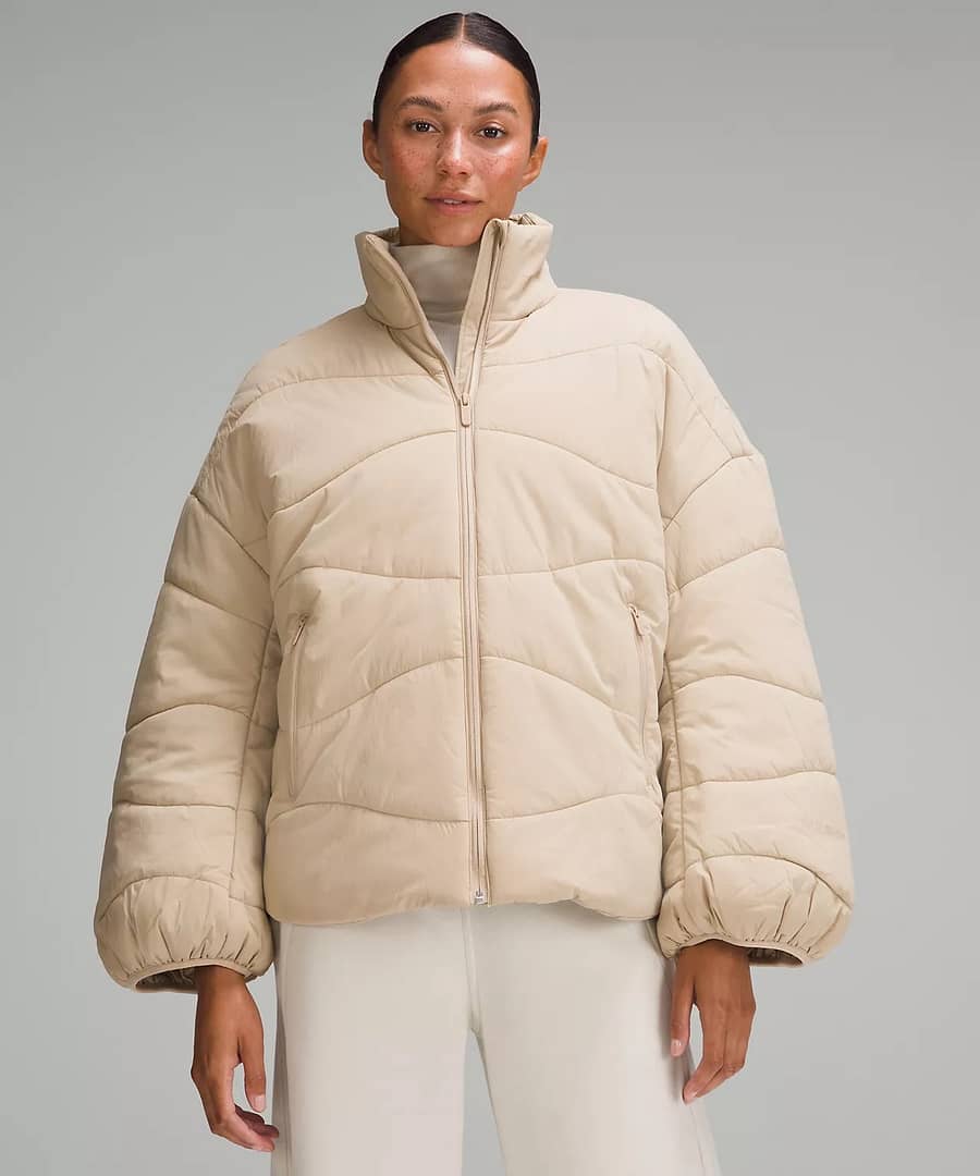 Wave-Quilt Insulated Jacket