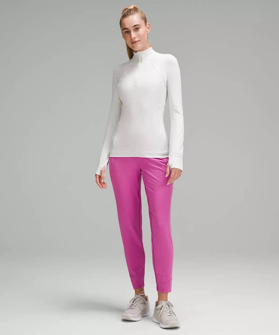 It's Rulu Run Fleece High-Rise Jogger Full Length pow pink tone 2