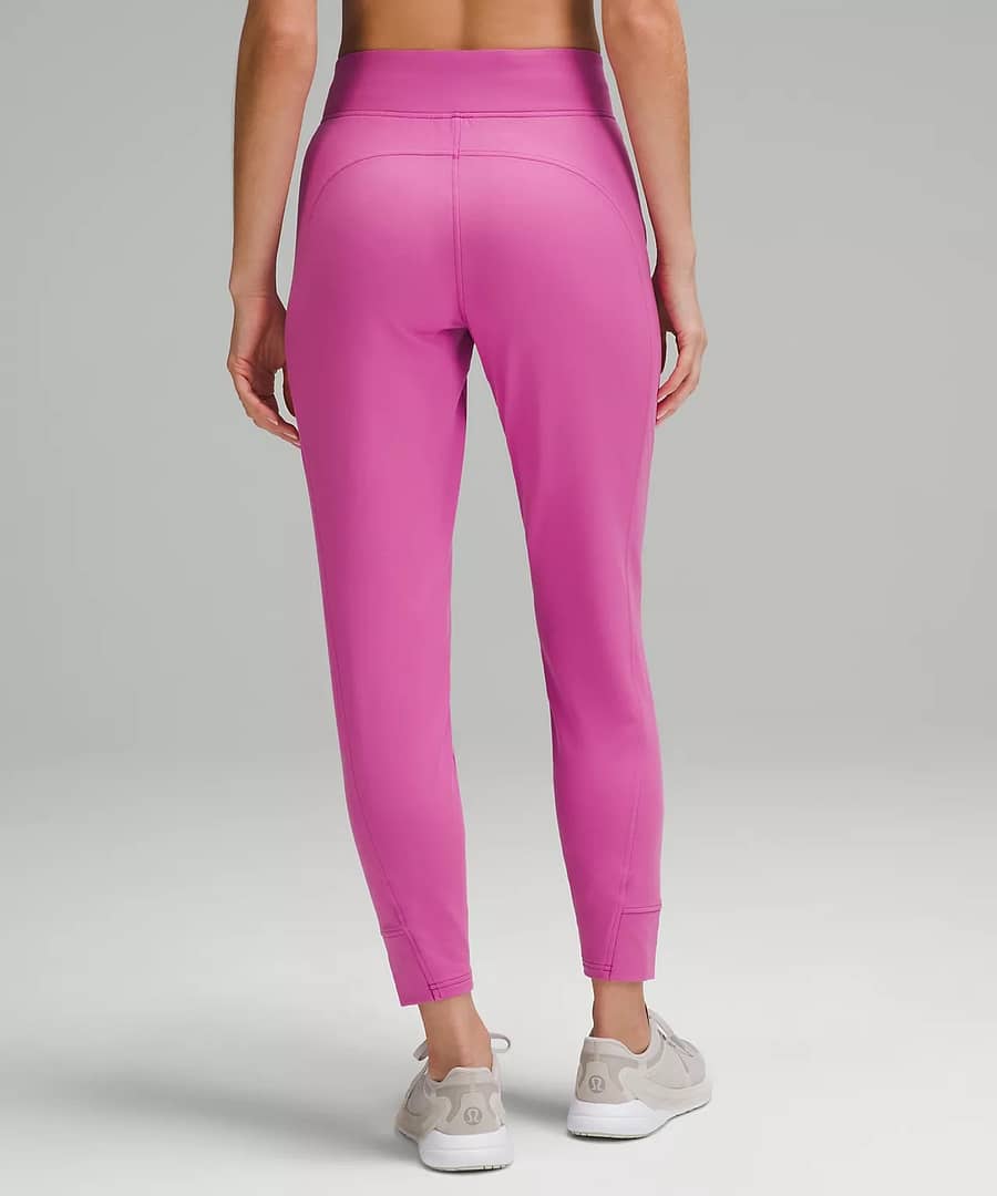 It's Rulu Run Fleece High-Rise Jogger Full Length pow pink tone 3
