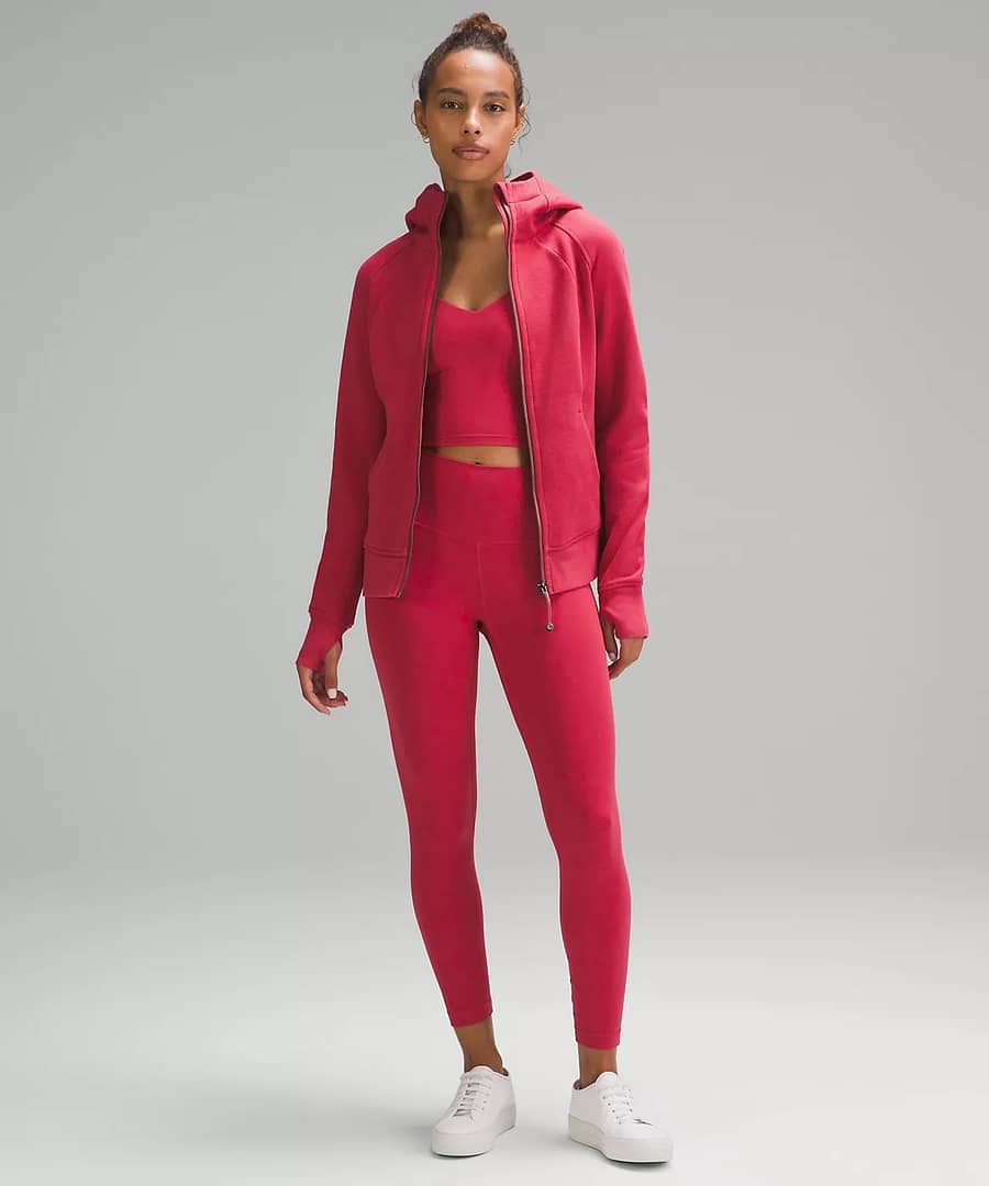 Scuba Full-Zip Hoodie vintage rose 2