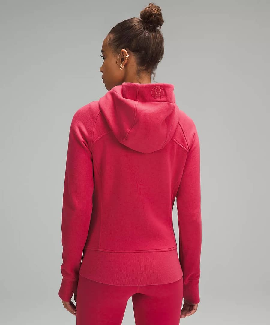 Scuba Full-Zip Hoodie vintage rose 3