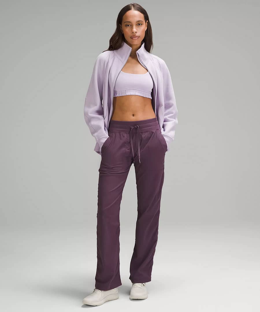 Dance Studio Mid-Rise Pant Regular grape thistle