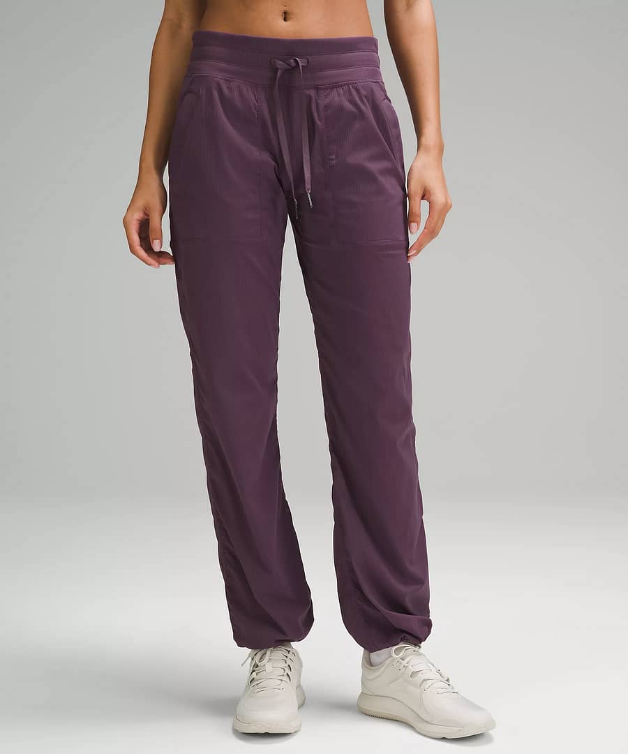 Dance Studio Mid-Rise Pant Regular grape thistle