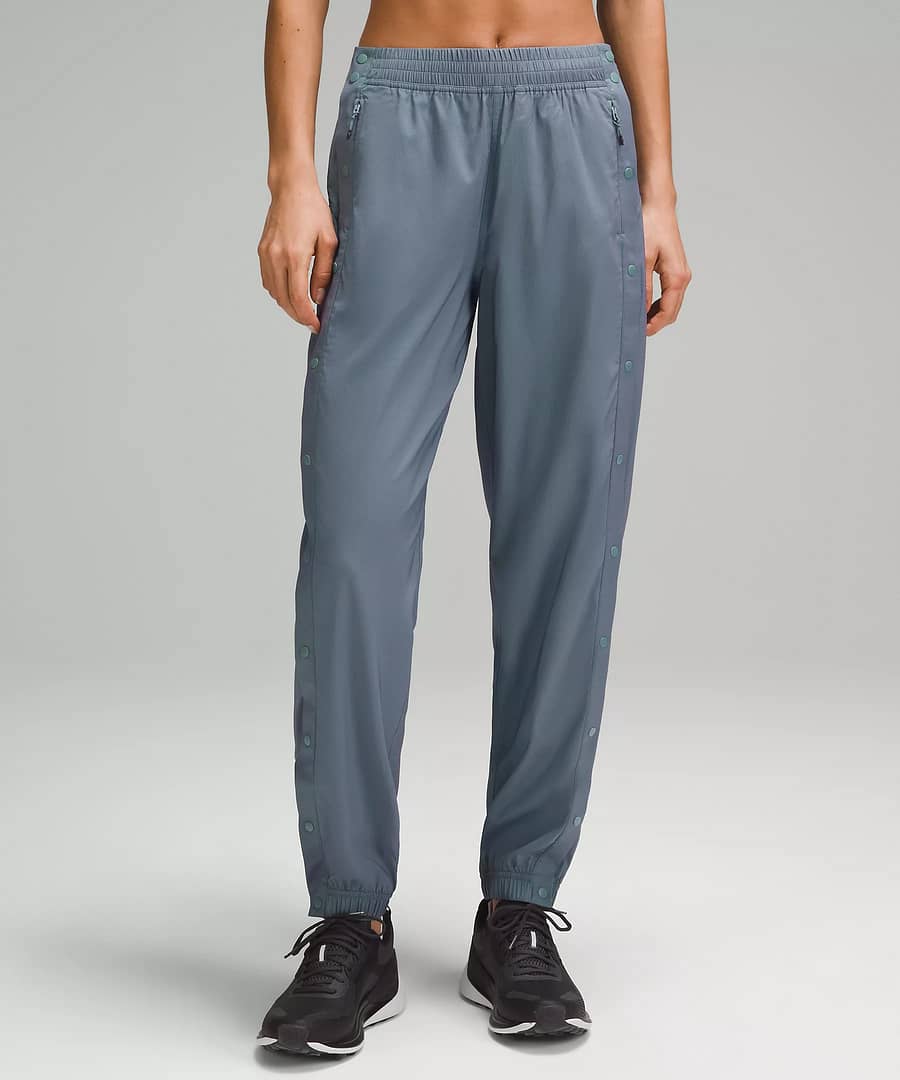 Iridescent Tearaway Mid-Rise Track Pant