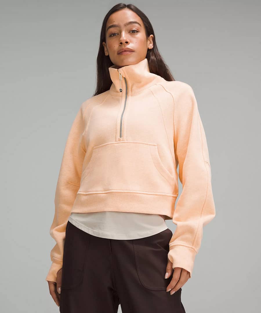 Scuba Oversized Funnel-Neck Half Zip