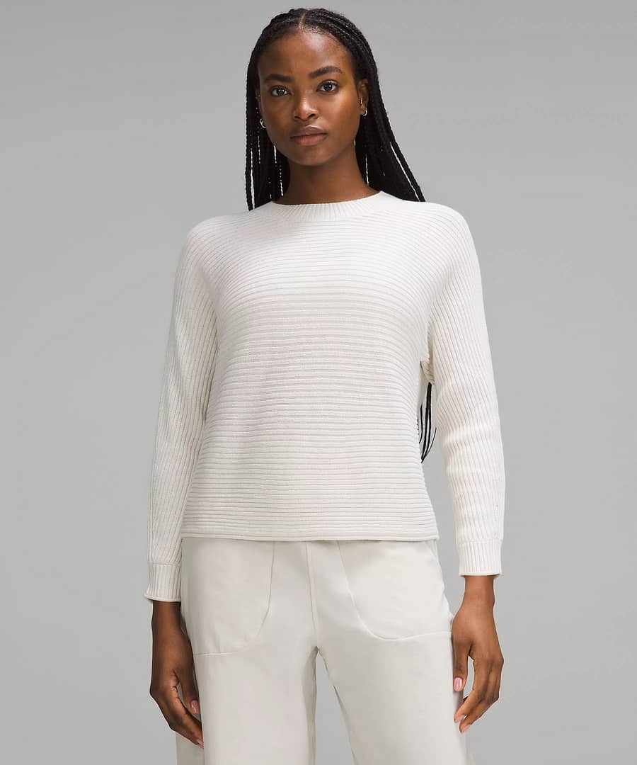 Silk-Blend Crewneck Sweater