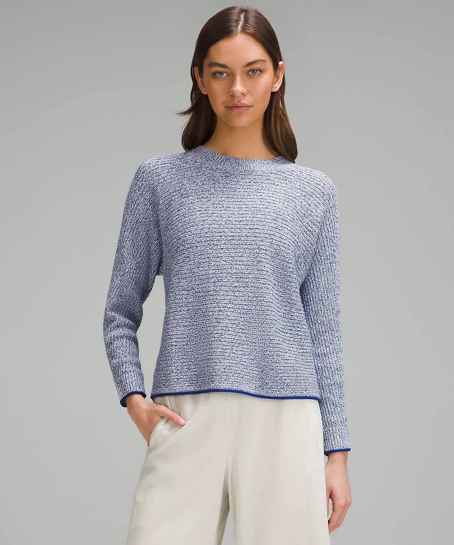 Silk-Blend Crewneck Sweater