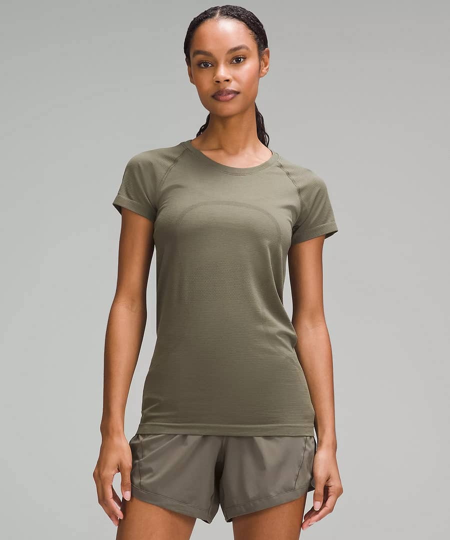 Swiftly Tech Short-Sleeve Shirt 2.0 army green