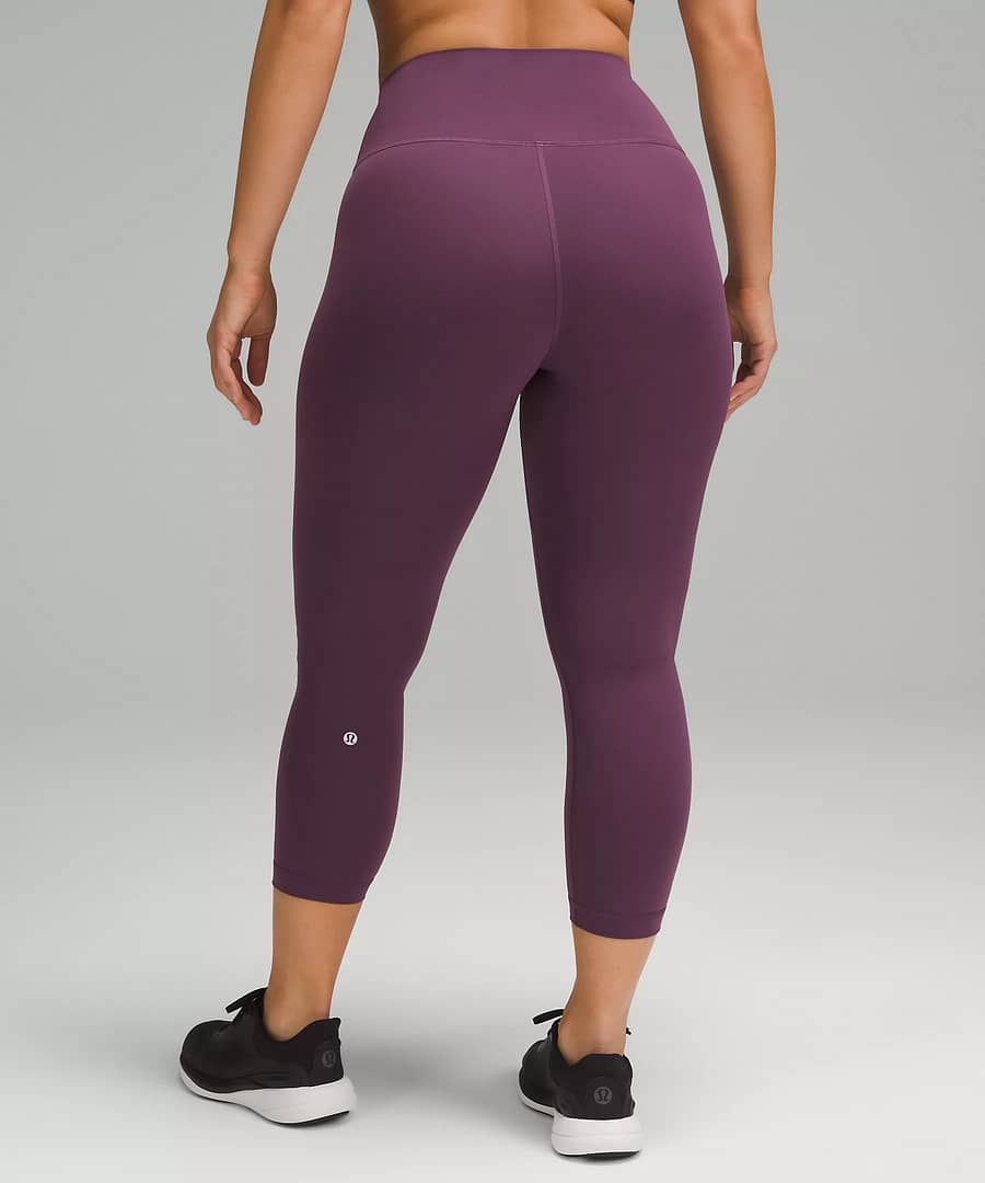 Wunder Train Contour Fit High-Rise Crop 23 grape thistle 3