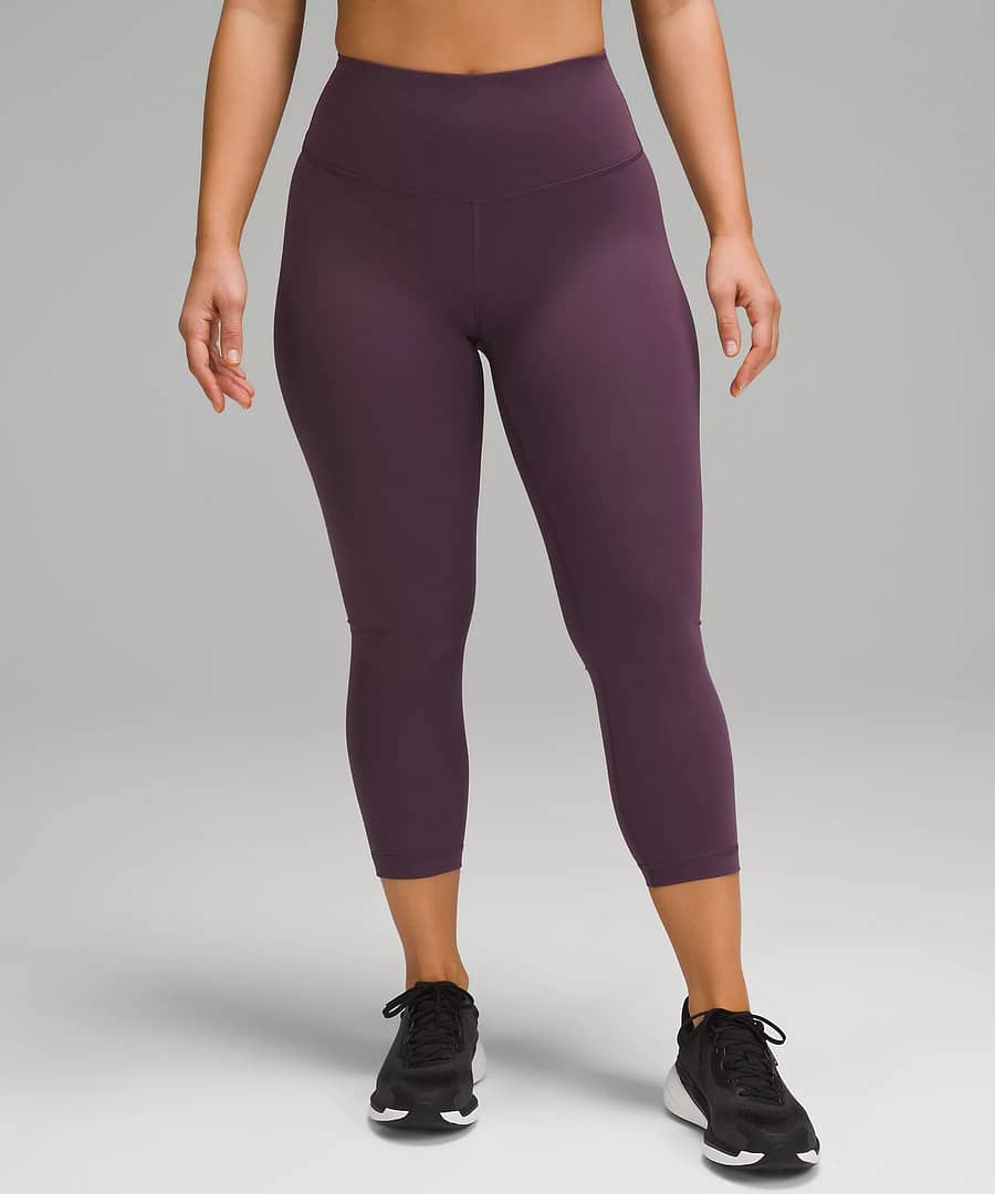 Wunder Train Contour Fit High-Rise Crop 23" grape thistle