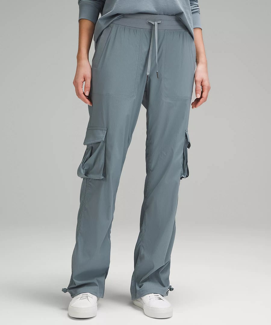 lululemon - Dance Studio Relaxed-Fit Mid-Rise Cargo Pant - belgian blue - lululemon women's pants