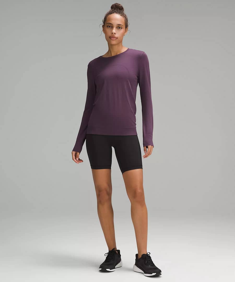 lululemon - Swiftly Relaxed Long-Sleeve Shirt - grape thistle 2