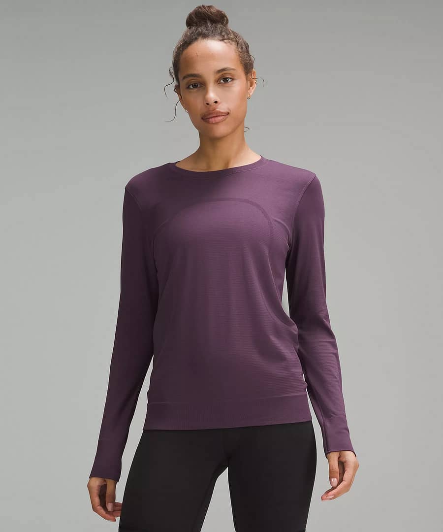 lululemon - Swiftly Relaxed Long-Sleeve Shirt - grape thistle