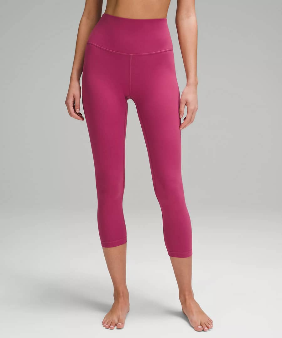 washed mauve - lululemon Align High-Rise Crop 23