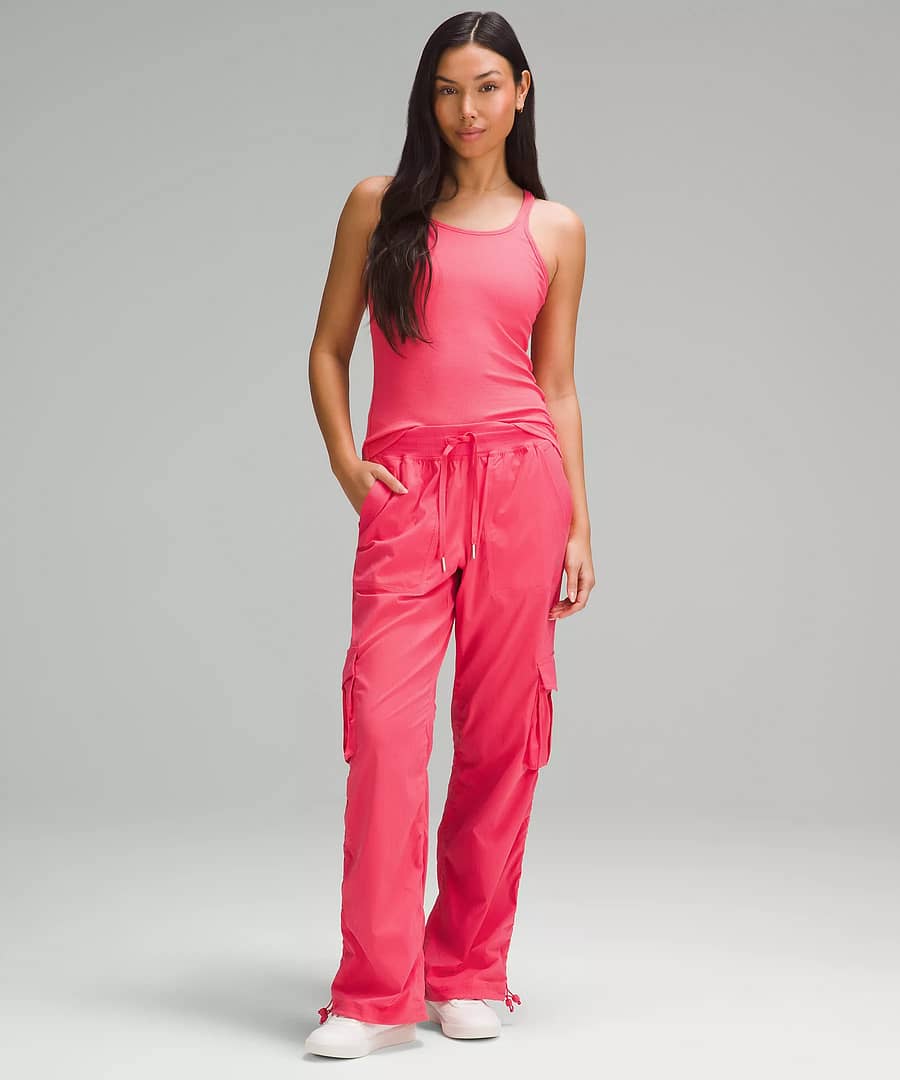 Dance Studio Relaxed-Fit Mid-Rise Cargo Pant glaze pink 2