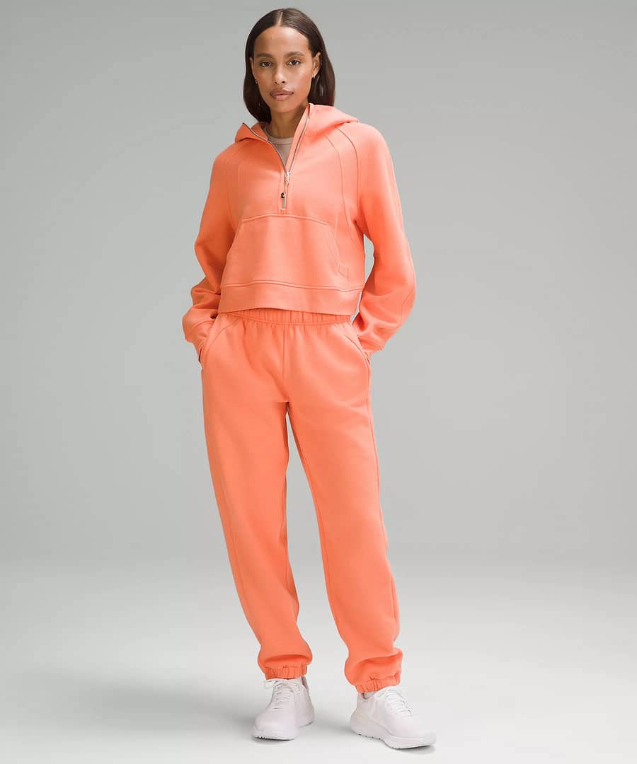 Scuba Mid-Rise Oversized Jogger Regular coral kiss