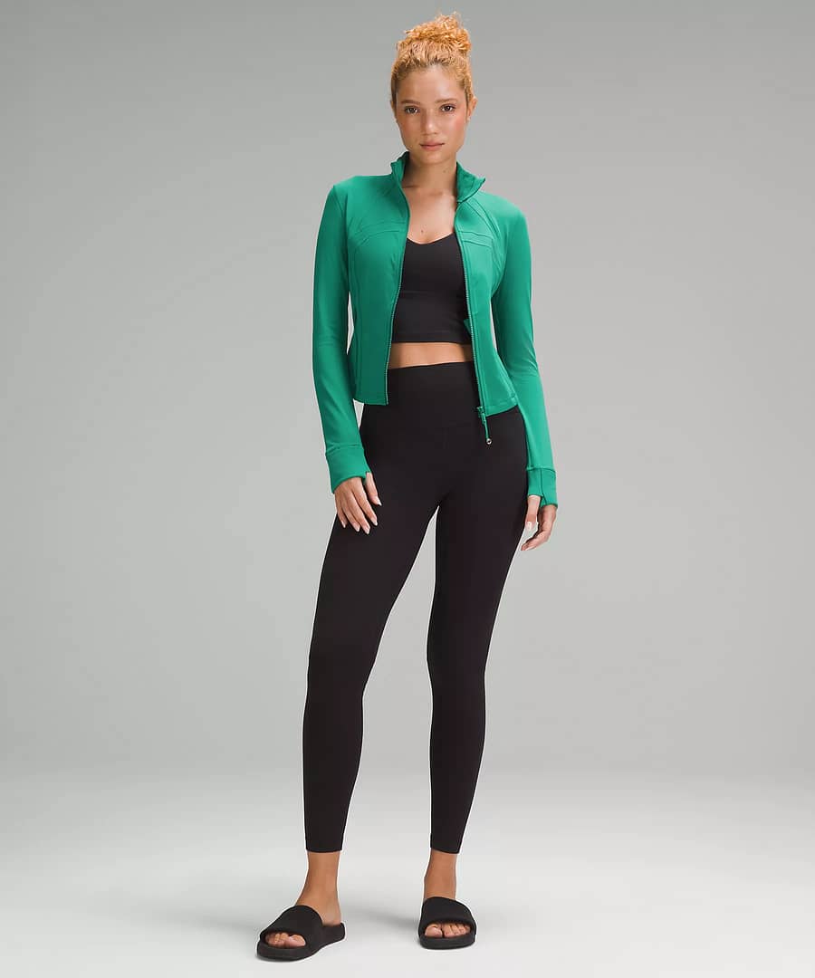 Define Cropped Jacket Nulu Cascadia Green 2