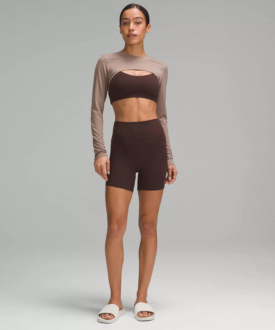Long-Sleeve Crewneck Shrug 2