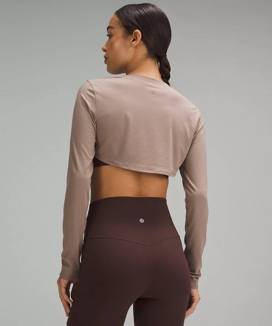 Long-Sleeve Crewneck Shrug 3