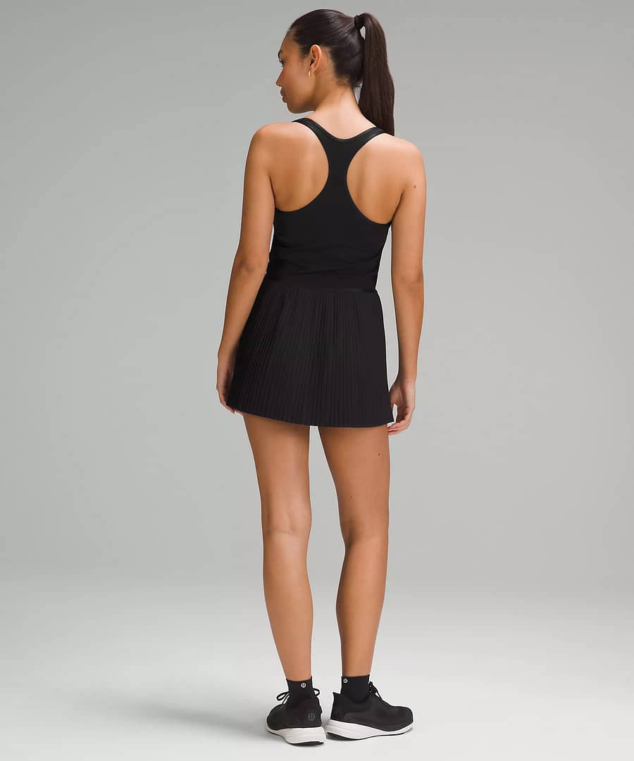 Scoop-Neck Pleated Tennis Dress 2