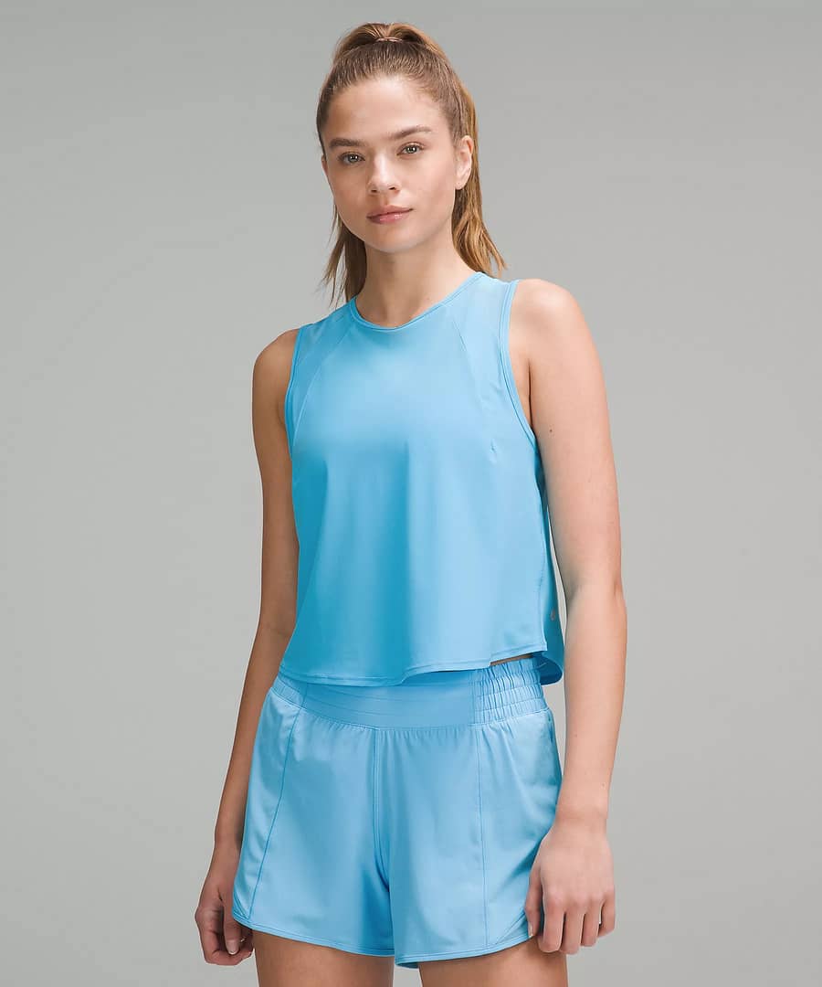 Sculpt Cropped Tank Top - kayak blue - lululemon