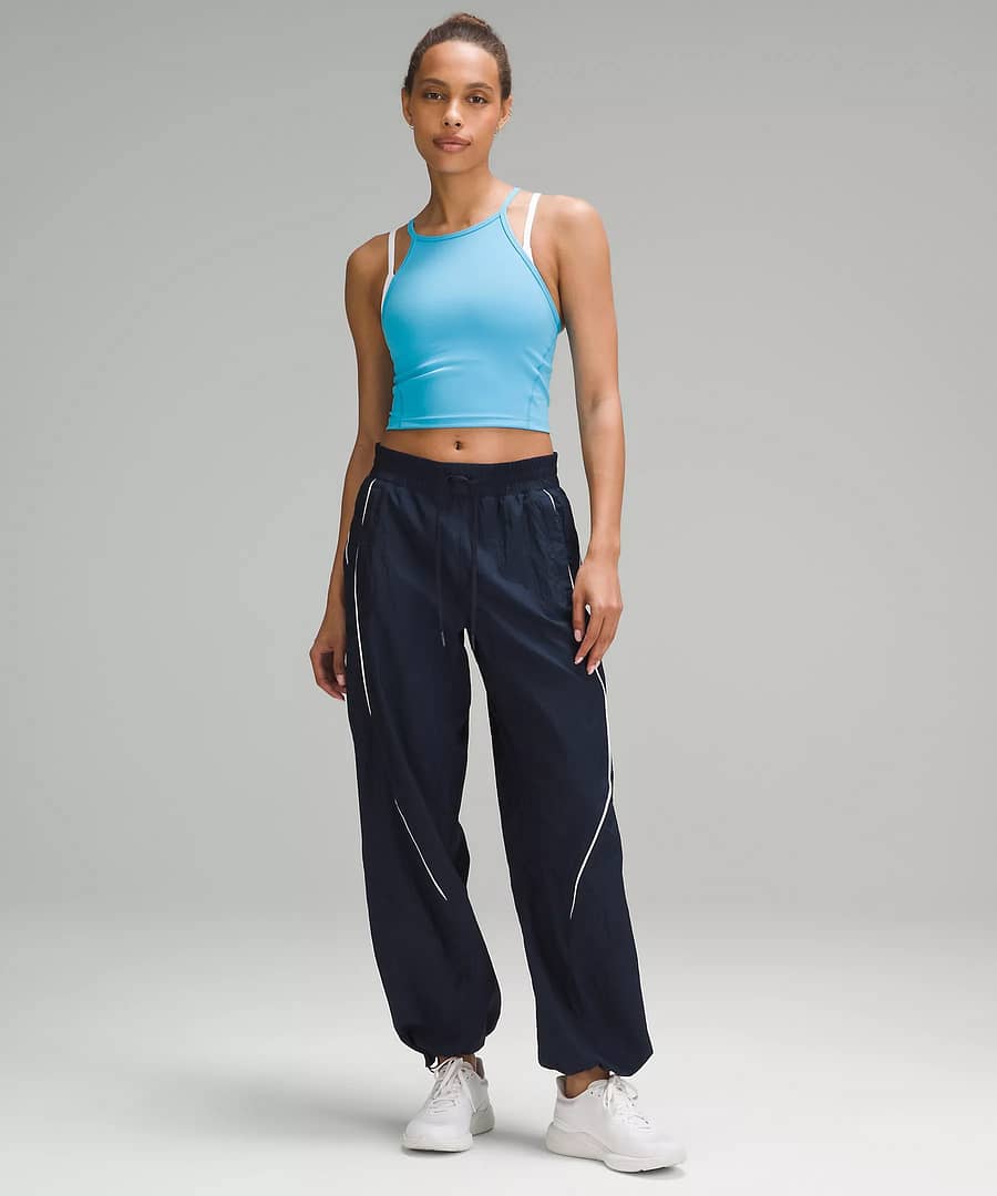Wunder Train High-Neck Cross-Back Tank Top kayak blue light