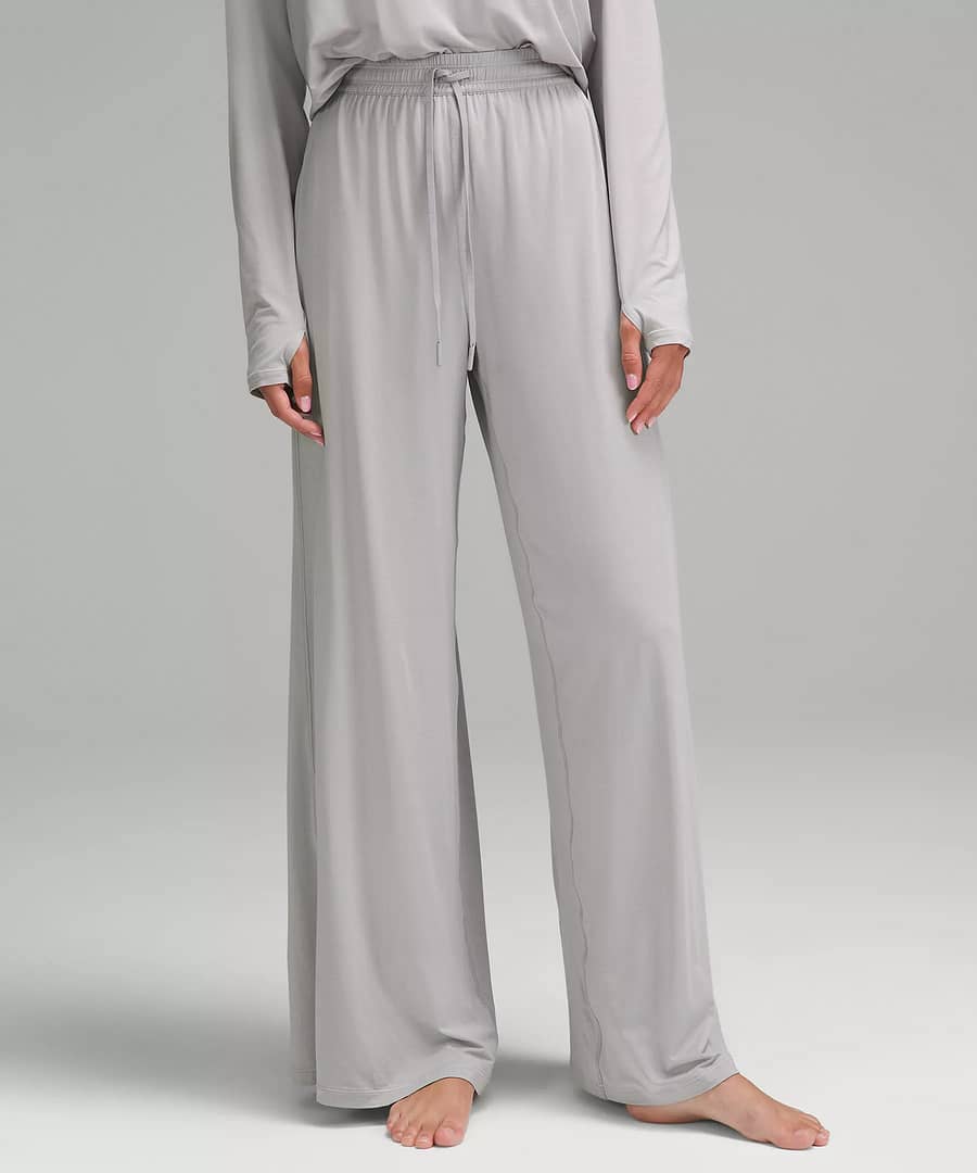 Modal High-Rise Wide-Leg Lounge Pant