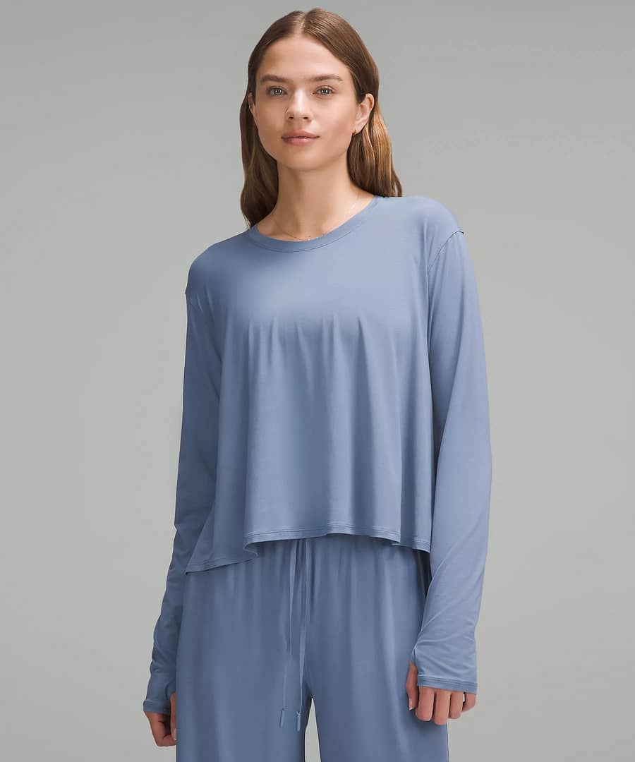 Modal Relaxed-Fit Lounge Long-Sleeve Shirt 2