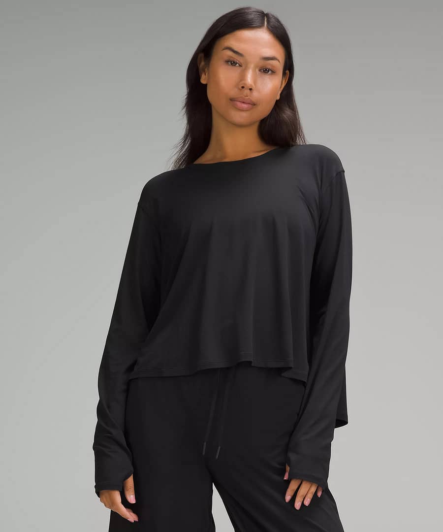 Modal Relaxed-Fit Lounge Long-Sleeve Shirt 3