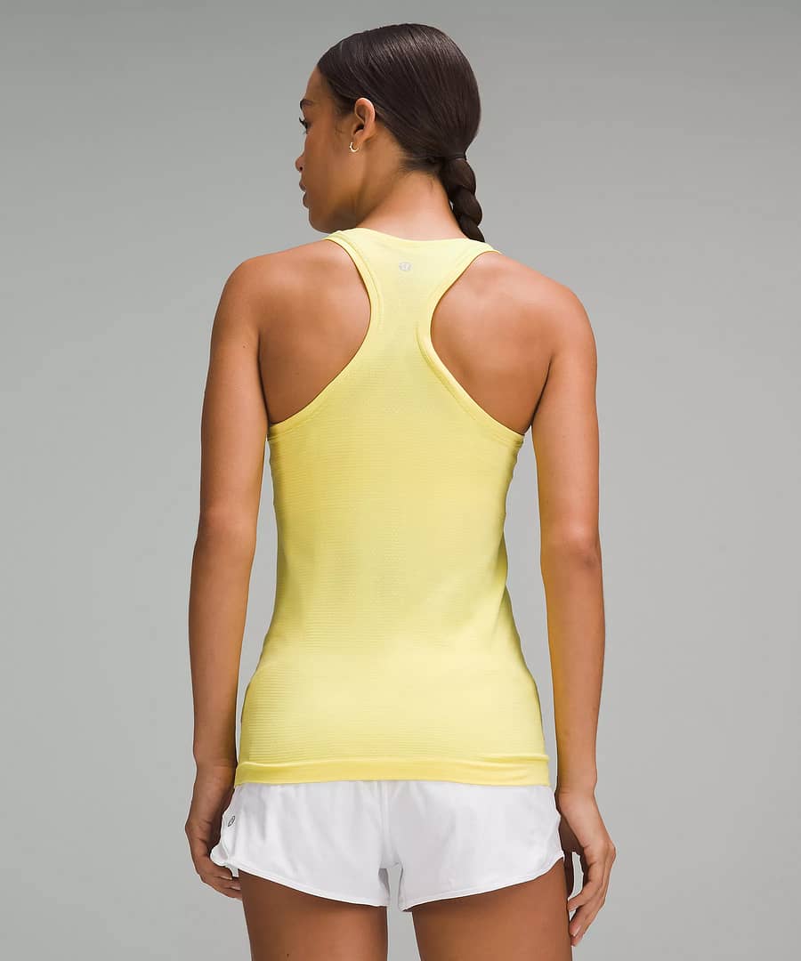 Swiftly Tech Racerback Tank Top 2.0 Beaming Yellow 3