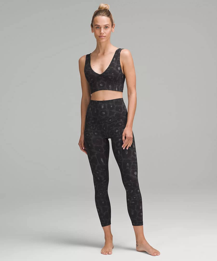 lululemon Align High-Rise Pant 25" - Spray Leopard Black Multi